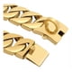 thumbnail image 3 of Collares De Acero Inoxidable Para Perros Grandes - Plato Oro Color Dorado Huesos Tamaño del collar 28 inches/71cm, 3 of 5
