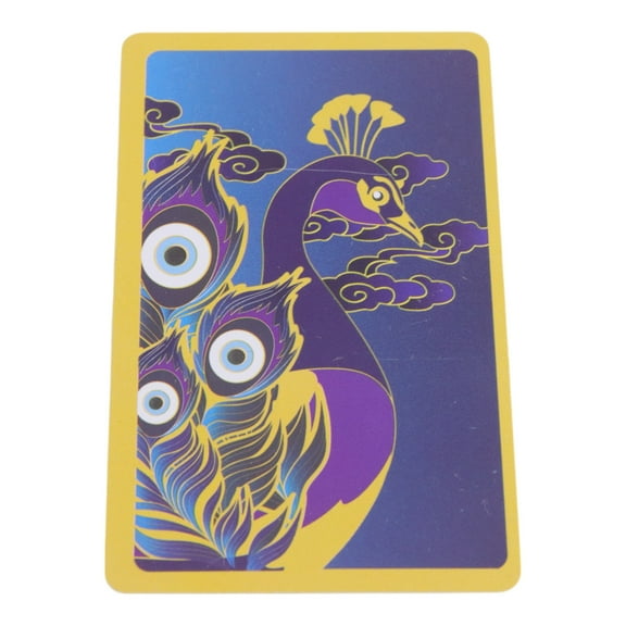 Feng Shui Magic Peacock Talisman Card