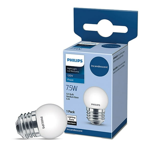 Foco Minibulb Philips 7.5W E26 120V Luz Fría