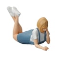 thumbnail image 4 of Personas pintadas a escala 1/64, personaje de resina de personas pequeñas para modelo de construcción arquitectónica, micropaisaje de diseño de tren mujeres propensas a mentir Baoblaze Figuras de personas, 4 of 8