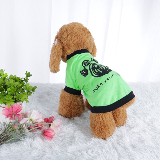 Camiseta para mascotas Primavera Otoño Ropa para perros cachorros pequeños Ropa para gatos Tops de ropa impresos, XS #16