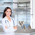 thumbnail image 1 of Traje de recuperación para cachorros, quirúrgico, para heridas abdominales o enfermedades de la piel, antilamer, hombre y mujer, 1 of 2