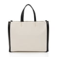 thumbnail image 3 of Pre-Owned Valentino Canvas Rockstud VLTN Grande Plage Small Tote, 3 of 10