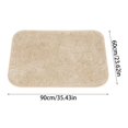 thumbnail image 2 of Halloween Decorations Inflatable Soft Plush Shaggy Thick Microfiber Mat Floor Mat Non Slip Rubber Back Beige, 2 of 2
