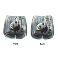 thumbnail image 3 of Disketp Panda In Futuristic City Women's Shorts Workout Shorts for Athletic Gym Running Shorts with Phone Pockets-Small, 3 of 7