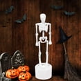 thumbnail image 6 of Halloween Skeleton Decorations LED Mini Night Lamp Color Changing Desktop Halloween DecorLamp Night Skeleton Lights Lamp Home Decor for Halloween Party Yard Haunted House Props Indoor Outdoor Decor, 6 of 6