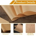 thumbnail image 7 of 100 / 200 Pcs Parchment Paper Baking Sheets,9x11inch / 9inches centi Baking Paper Sheets Pre Cut Parchment Paper Suitable for Baking Grilling Air Fryer Steaming Bread Cup Cake Cookie Cooking (25x30cm), 7 of 7