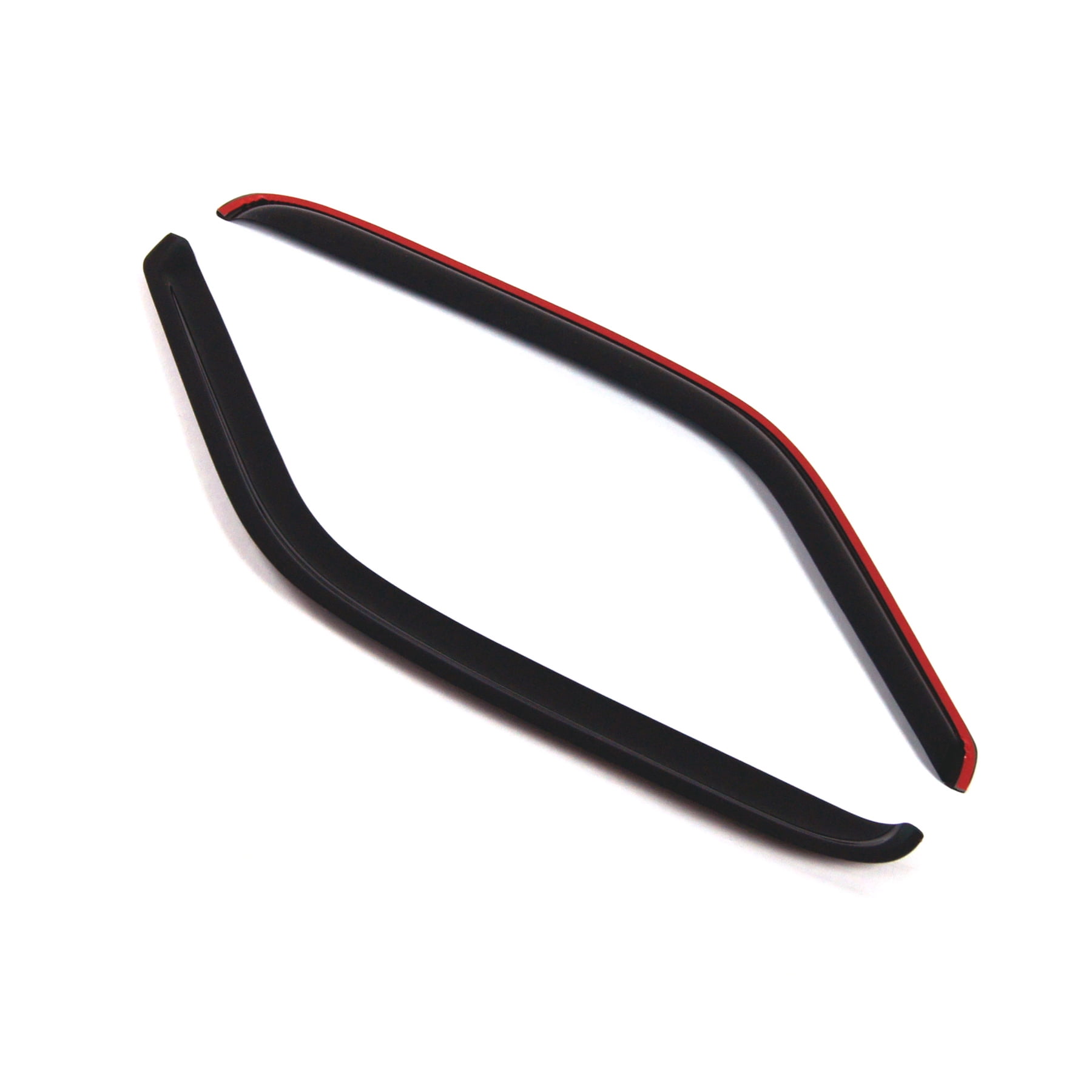 Tuningpros WD2-189i-2P In-Channel Window Visor Deflector Rain Guard Dark Smoke 2 Pcs Set For 1993-2011 Ford Ranger