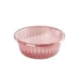 thumbnail image 2 of Round Plastic Basin Tub for Kitchen Camping Laundry and Home Tasks, Pink, 2 of 9