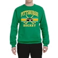 thumbnail image 2 of Wild Bobby City of Pittsburgh Hockey Fantasy Fan Sports Unisex Crewneck Sweatshirt, Kelly, X-Large, 2 of 5