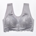 thumbnail image 4 of loopsun New Years Eve Savings Clothing 2023 for Womens Plus Size Bra,Women Lace Bralette Plus Size Vest Crop Wireless Lingerie Deep V Sexy Underwear Camisole Cute Bra, 4 of 5