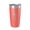 Coral, variant on Lake Dunmore Map Tumbler Travel Mug Insulated Laser Engraved Coffee Cup Vermont 20 oz Yellow