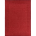 thumbnail image 3 of Hauteloom Francisco Wool Living Room, Bedroom Area Rug - Contemporary - High Pile - Red - 8' Square, 3 of 16