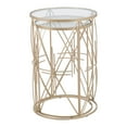 thumbnail image 4 of Zuo Modern Hadrian Side Tables (Set of 2) Gold & Clear, 4 of 7