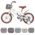 thumbnail image 2 of Hand-woven Bicycle Basket E-scooter Storage Container Large Capacity Strong Load-bearing Bike Handlebar Basket With Straps, 2 of 5