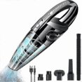 thumbnail image 1 of Powerful Portable 120w 2200mah Cordless Hand Vacuum Cleaner With Wet Dry Function Washable Hepa Filter And 5 Rechargeable Nozzles Compatible Home, T, 1 of 2