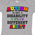 thumbnail image 4 of Inktastic Autism is not a Disability it's a Different Ability Boys or Girls Baby Bodysuit, 4 of 5