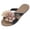 Black, variant on Womens Flat Sandals Crisscross Strap Flower Comfortable Slide Beach Shoes Casual Summer Outdoor Indoor Wear Slippers