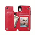 thumbnail image 1 of For IPhone 15 14 13 12 11 Pro Max XR XS Max SE 2022/2020 7 8 Plus Wallet Case With Card Holder, PU Faux Leather Kickstand Card Slots Case, Double Magnetic Clasp And Durable Shockproof Cover, 1 of 5