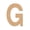 G, variant on 6 Pack: 8" Wood Block Letter by Make Market®