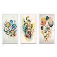 thumbnail image 2 of Designart "Geometric Hexagon and Circle III" Modern Framed Wall Art Set Of 3 - Blue Abstract Geometric Frame Gallery Set For Office Decor, 2 of 6