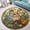 Forest32, variant on Round Area Rug, Tidepool Non-Slip Floor Mat, Soft Washable Carpet for Living Room Bedroom Decor 24 Inch