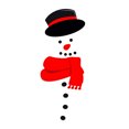 thumbnail image 1 of Etiqueta engomada del refrigerador Sunnimix Muñeco de nieve PVC magnético Imanes de nevera 20 × 30 cm, 1 of 8