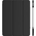 thumbnail image 1 of AmPm Étui pour iPad Pro 12,9 Pouces (Modèle 2020/2018, 4e/3e Génération), Compatible avec Pencil, Couverture Auto Réveil/sommeil (Noir), 1 of 6