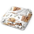 thumbnail image 2 of Wijzvio Highland Cow Throw Blanket Soft Fuzzy Fleece Blanket For Couch Bed Living Room Decoration 60"X50", 2 of 9