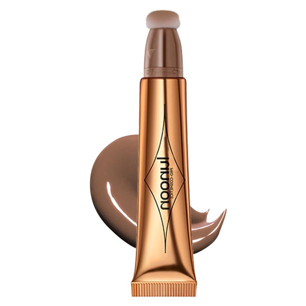 Blush Beauty Wand,Matte Face Blush with Cushion Applicator, Natural