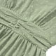 thumbnail image 5 of Vestido de mujer con cuello en V, lunares y mangas con volantes: estilo informal para fiestas, tejido ligero, estilo versátil, fácil de cuidar., 5 of 8