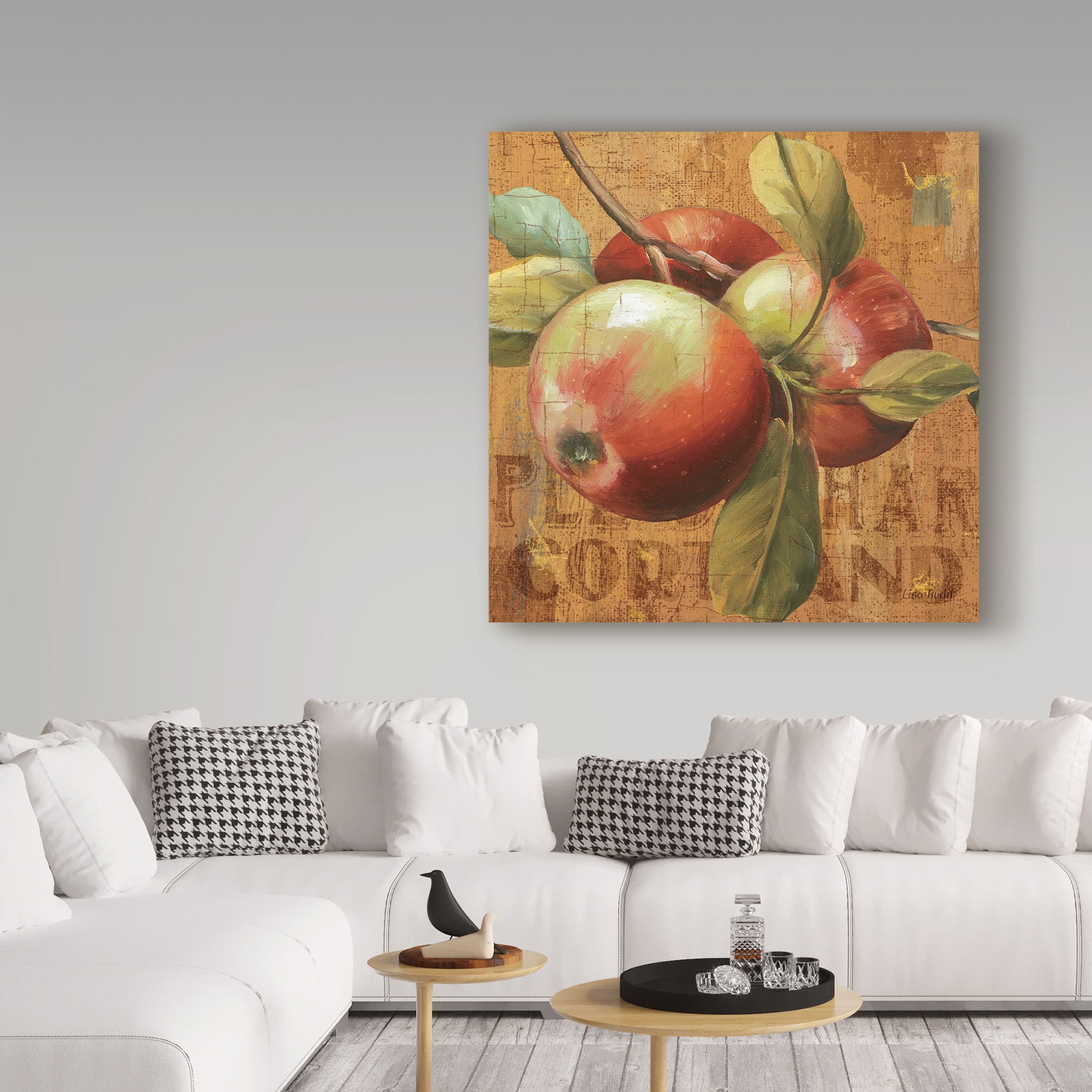 Trademark Fine Art 'Apple Season I' Canvas Art by Lisa Audit