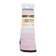 thumbnail image 2 of Muk Luks Women's Wide Width Cotton Knee-High Compression Socks, 2-Pack, Shoe Size 6-10, 2 of 6