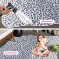 thumbnail image 3 of Safavieh Courtyard Karina Animal Indoor/Outdoor Area Rug, Ivory/Navy, 5'3" x 7'7" Scalloped, 3 of 15