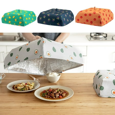 Portable Insulated Food Cover Foldable Food Tent Keep Out Flies, Bugs,