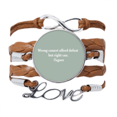 thumbnail image 1 of Qoutes Healing Sentences Wrong Right Face Fault Bracelet Chain Rope Ornament Wristband, 1 of 3