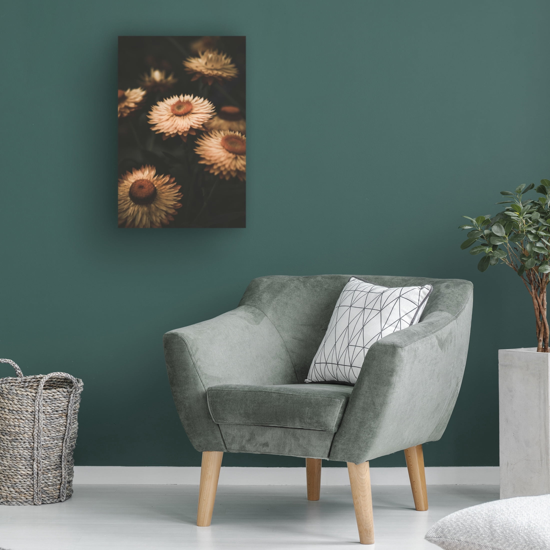 Trademark Fine Art Tim Mossholder Faded Flowers Canvas Wall Art