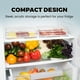 thumbnail image 4 of Recipiente de almacenamiento Bacon Keeper GlossyEnd con pinza transparente, 4 of 6