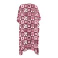 thumbnail image 2 of HELLHERO Heart Patchwork Bathing Suit Cover Up Polyester Kimono Free Size Long Kimono Swimsuit Cover Up for Women, 2 of 6