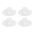thumbnail image 1 of Tapón de plástico para desagüe del baño, colador, escurridor, blanco, 4 piezas, 1 of 5