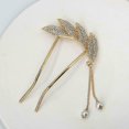 thumbnail image 4 of Pinza para el pelo en forma de U para mujer, accesorio para el pelo Vintage, horquilla perezosa con diamantes de imitación JAMW Sencillez, 4 of 5
