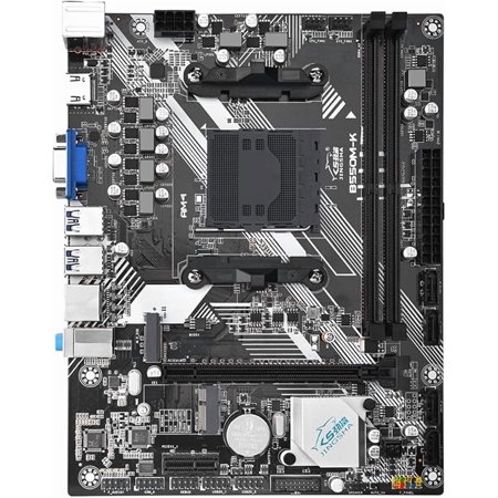 B550M-K Motherboard AMD Socket AM4 CPU B550 3200Mhz DDR4 Memory for M.2 2280 NVMEx4 PCI-E 3.0 x1 x16