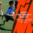 thumbnail image 5 of Franklin Sports NFL Cleveland Browns Adjustable Tear-Away Flag Football Belts, 8 Set, 5 of 8