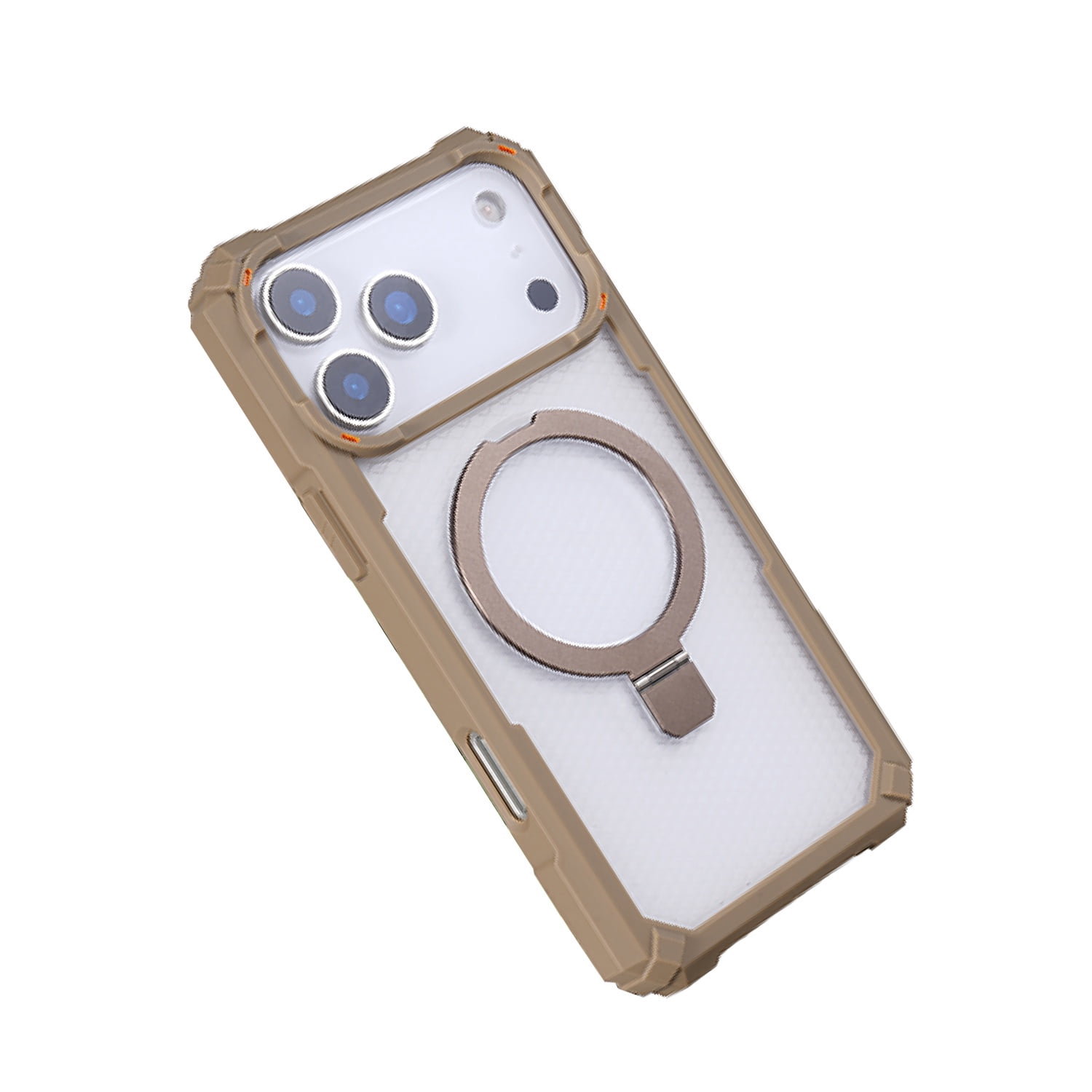 iPhone 17 Pro Tough Rugged Case with Stand - Gold