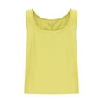 thumbnail image 6 of Fewfanhot Spring Tops for Women Cotton Linen Crop Tank Tops Spring Summer Sleeveless Tops, 6 of 9