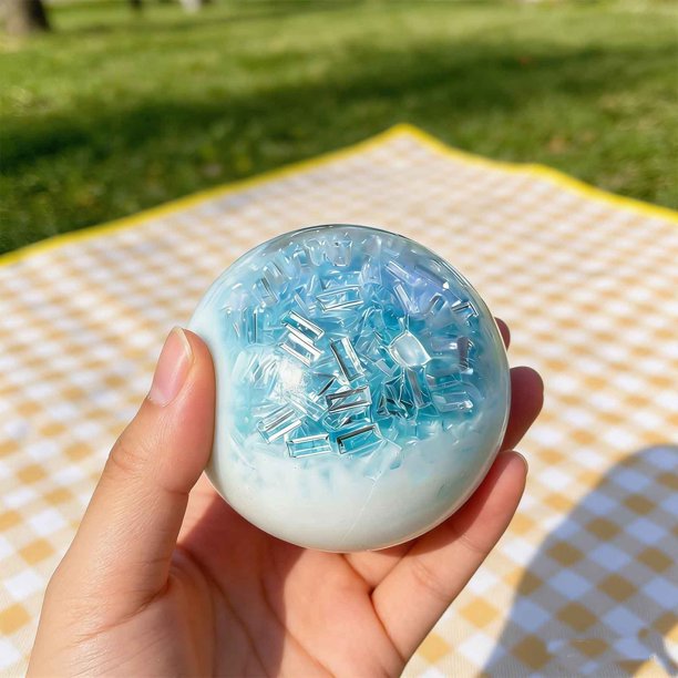 Pelota antiestrés de crecimiento lento – Juguete sensorial de descompresión con forma de caramelo para adultos – Suave, no pegajoso, para aliviar la ansiedad en el escritorio, la oficina o durante l