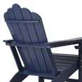 thumbnail image 6 of WestinTrends Highland Outdoor Patio HDPE Adirondack Chairs With Cup Holders (Set of 8), Navy Blue, 6 of 11