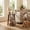Walnut, variant on 3-Tier Round Side Table, 23.6" Tall End Table with Storage Shelves for Living Room & Bedroom,Walnut