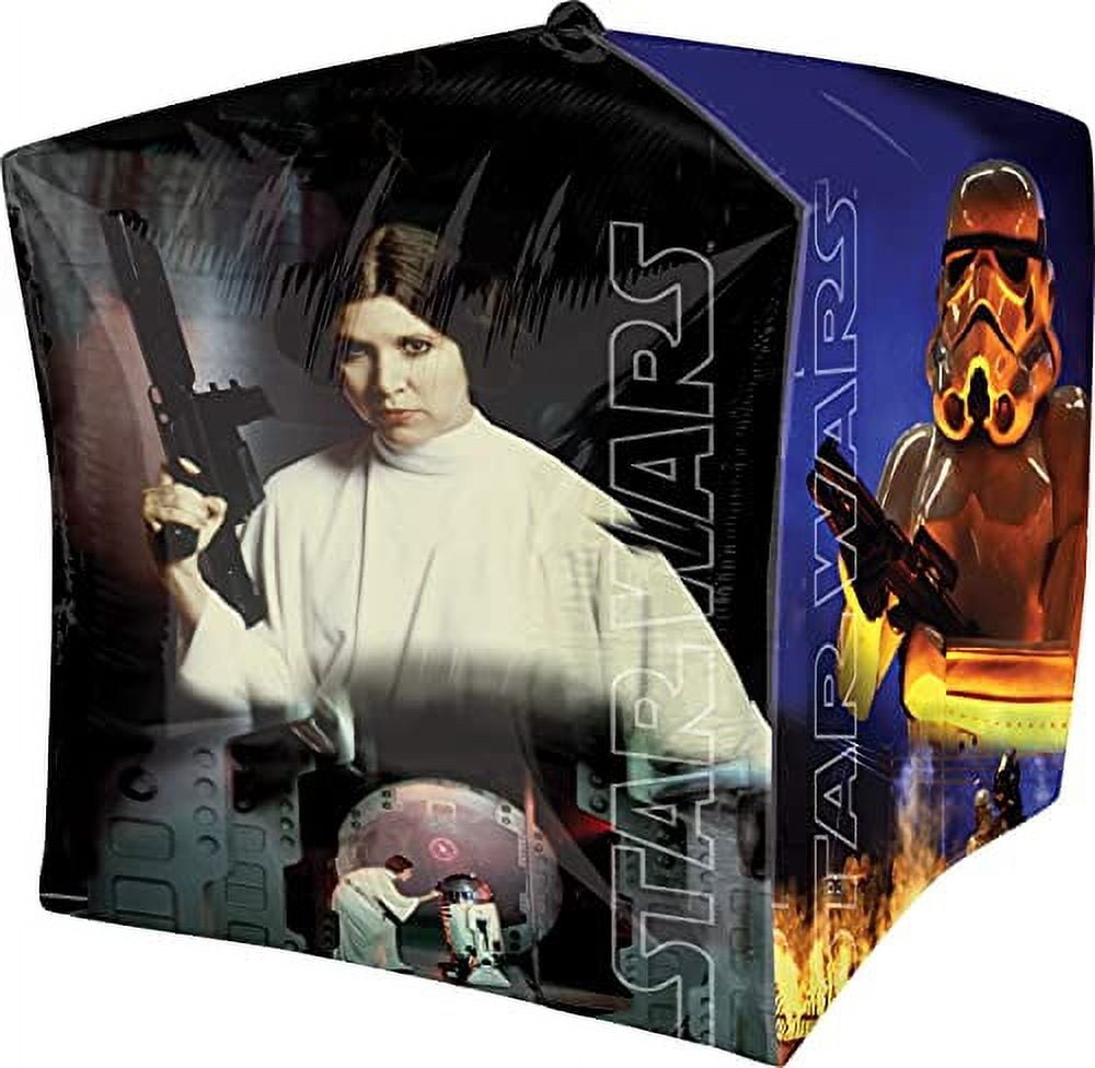 Star Wars Birthday Party Supplies Cubez, Star Ship and Darth Vader Balloon Bouquet Decorations