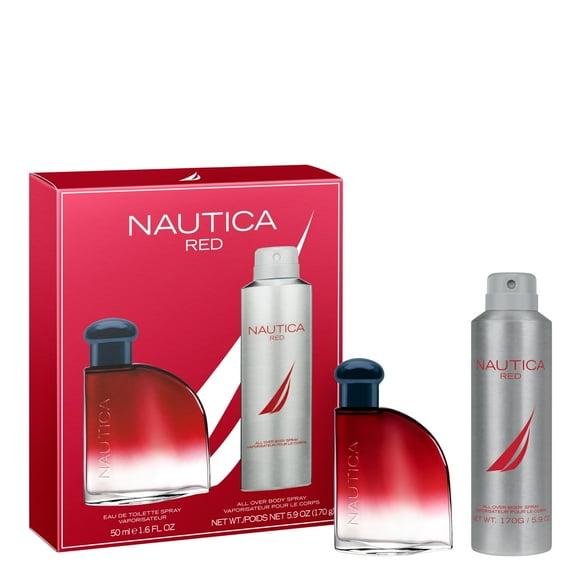 Perfume Nautica Color Red EDT 50 mL + Spray Desodorante Corporal